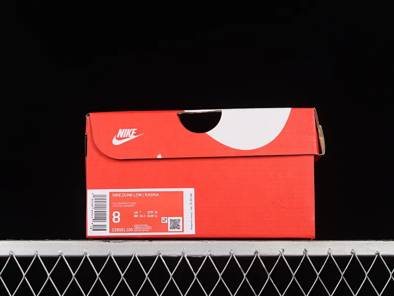 All categories Nk SB Dunk Series Nk SB Dunk Low low-top sneakers M version pure original Kasina x Nk SB Dunk Low joint model blue and yellow retro low-top casual sports skateboard shoes CZ6501-100